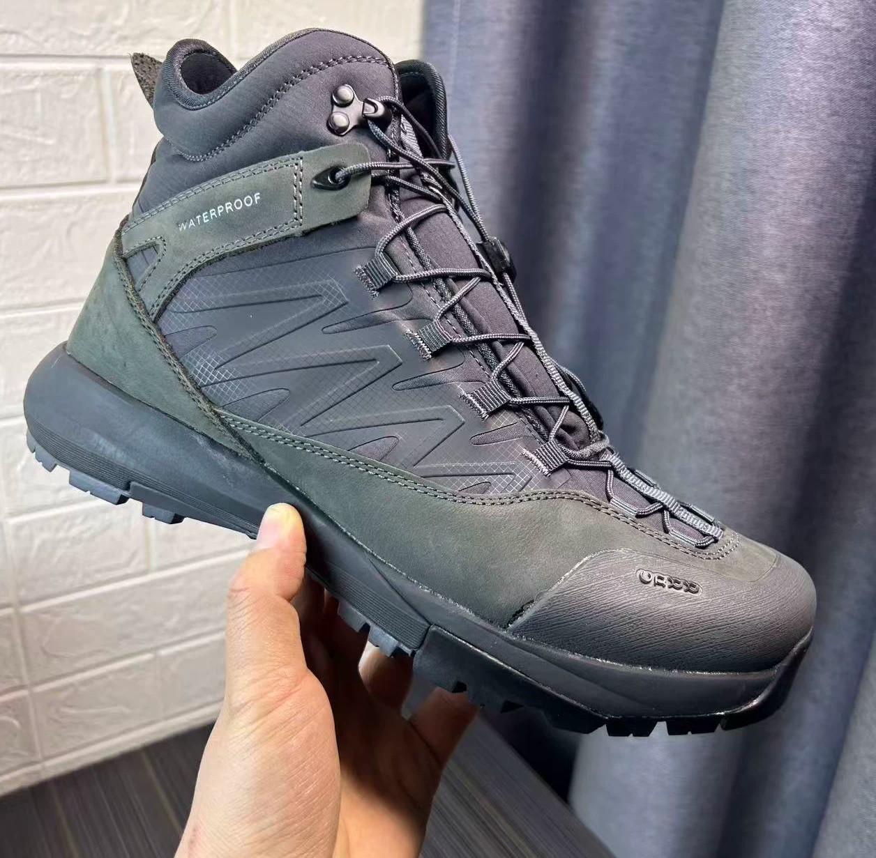 Hunting Outdoor Brand - High Top Hiking Leather Shoes Men