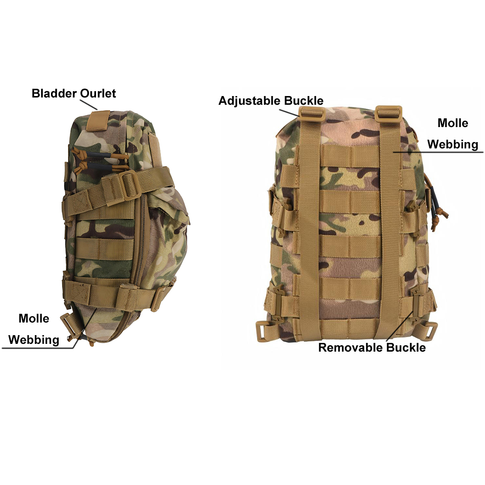 Mini Hydration Bag Outdoor Tac - Outdoor Hunting Backpack recension och pris