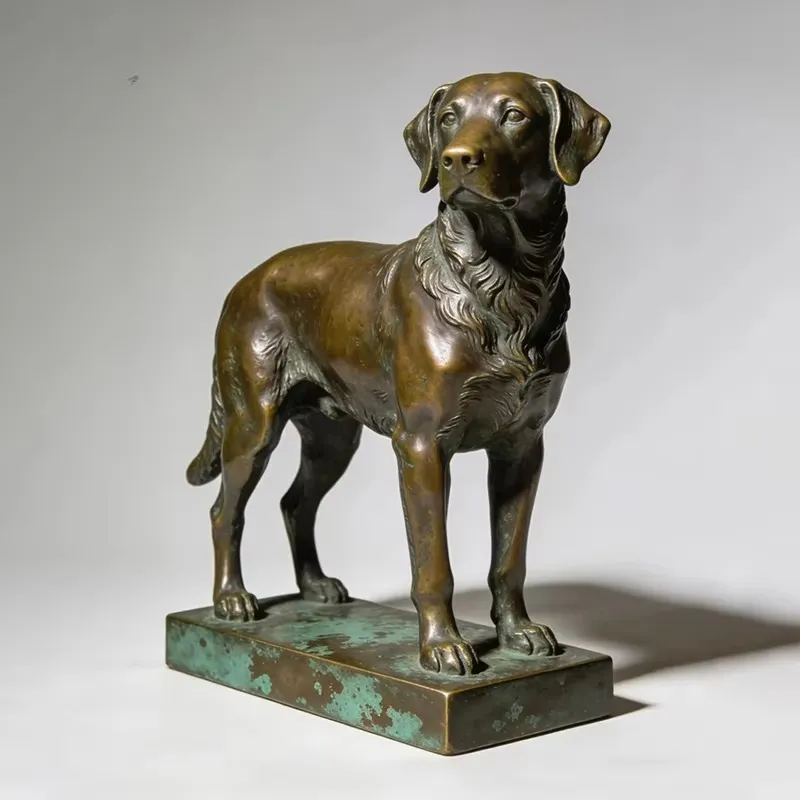 Cast Bronze Outdoor Hunting Do - Outdoor Hunting Dog Statue recension och pris