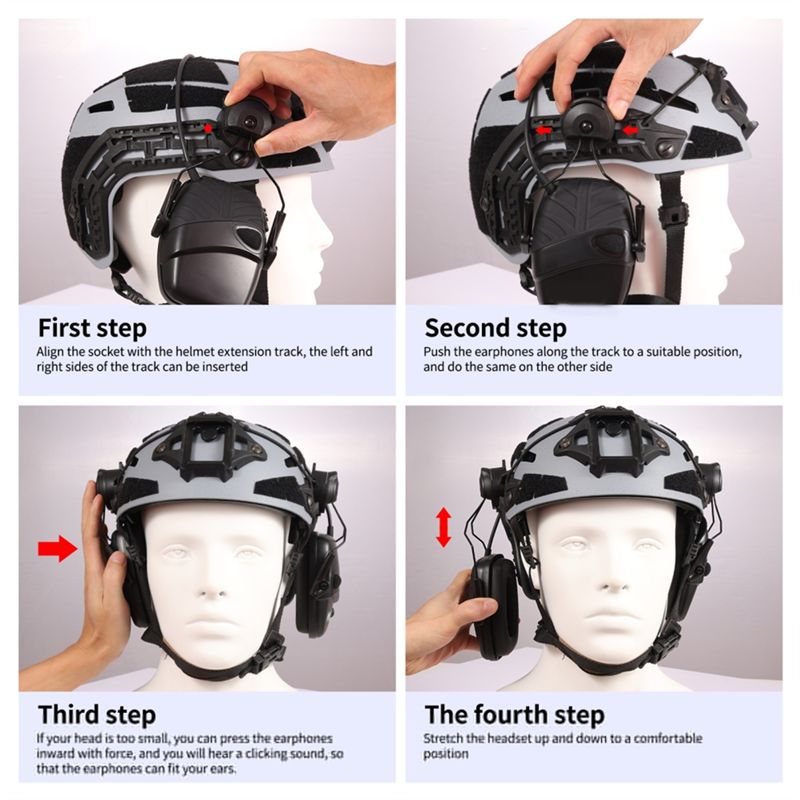 A01E-Outdoor Tactical Electron - Shooting Ear Muff recension och pris