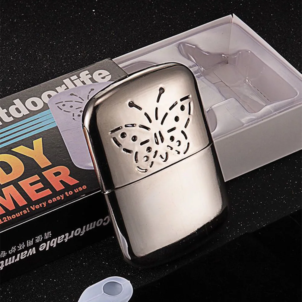 Zinc Alloy Pocket Hand Warmer  - Outdoor Hunting Heater recension och pris
