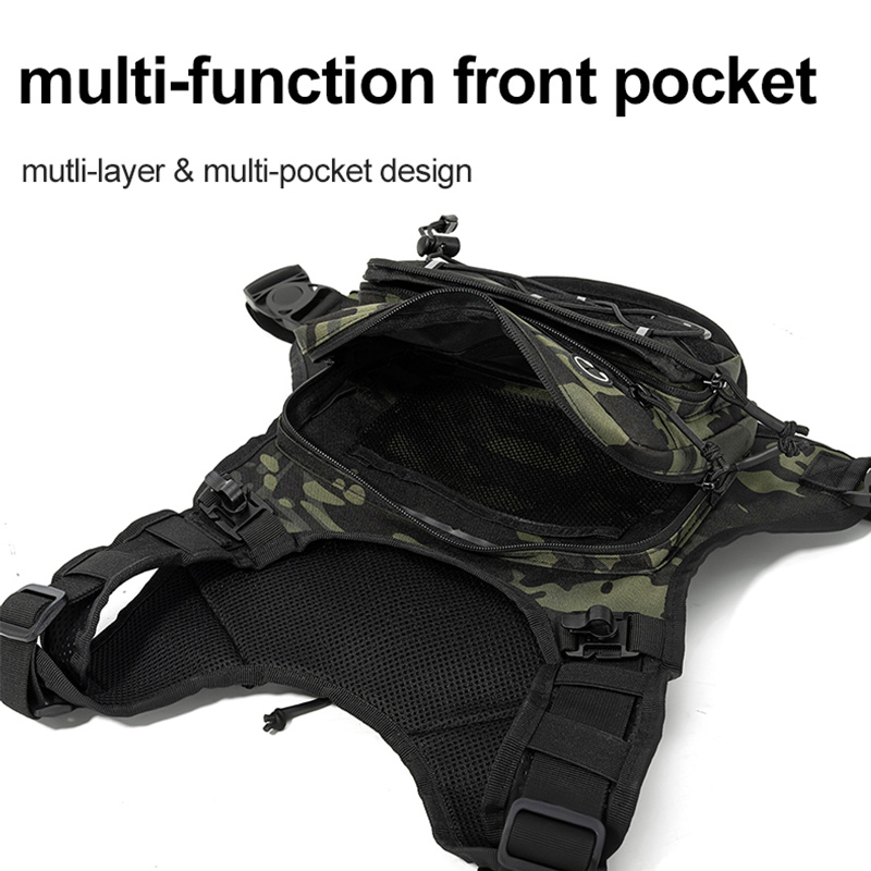 Tactical Bag Front Chest Rig V - Outdoor Hunting Backpack recension och pris